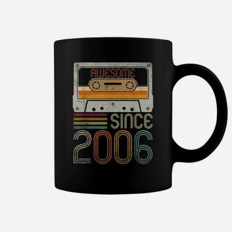 Awesome Since 2006 15Th Birthday Vintage 15 Years Old Youth Coffee Mug | Crazezy DE