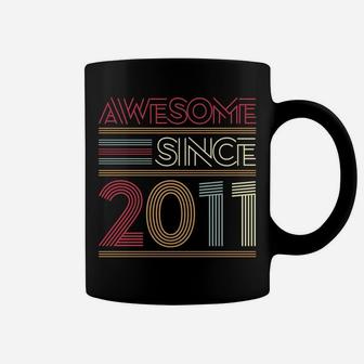 Awesome Since 2011 10Th Wedding Anniversary 80S 90S Retro Coffee Mug | Crazezy