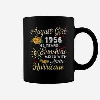 Awesome Since August 1956 65Th Birthday Flower August Girl Coffee Mug | Crazezy UK