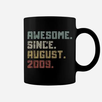 Awesome Since August 2009 12Th Birthday 12 Years Old Boy Kid Coffee Mug | Crazezy