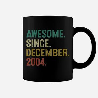 Awesome Since December 2004 17Th Birthday Gift 17 Year Old Coffee Mug | Crazezy