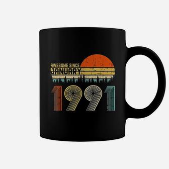 Awesome Since January 1991 30Th Birthday Coffee Mug | Crazezy CA