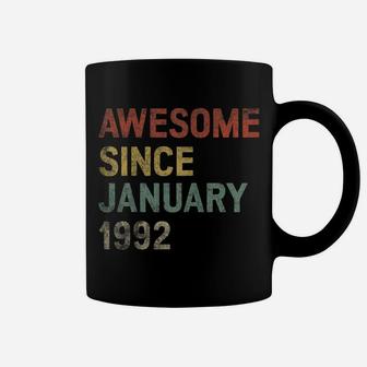 Awesome Since January 1992 29Th Birthday Gift 29 Years Old Coffee Mug | Crazezy
