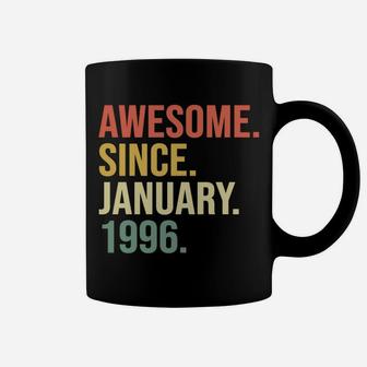 Awesome Since January 1996, 24 Years Old, 24Th Birthday Gift Coffee Mug | Crazezy DE