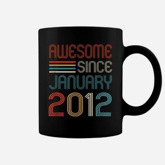 Awesome Since January 2012 10Th Birthday Retro Coffee Mug | Crazezy AU