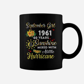 Awesome Since September 1961 60Th Birthday Flower Sep Girl Coffee Mug | Crazezy DE