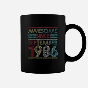 Awesome Since September 1986 Bday Gifts 35Th Birthday Coffee Mug | Crazezy AU