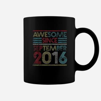 Awesome Since September 2016 Bday Gifts 5Th Birthday Coffee Mug | Crazezy CA