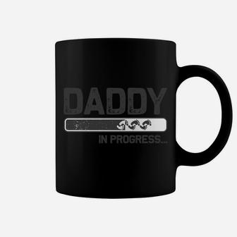 Baby Announcement For Dad With Saying Daddy In Progress Sweatshirt Coffee Mug | Crazezy DE