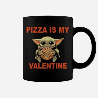 Baby Hug Pizza Is My Valentine Coffee Mug - Monsterry UK
