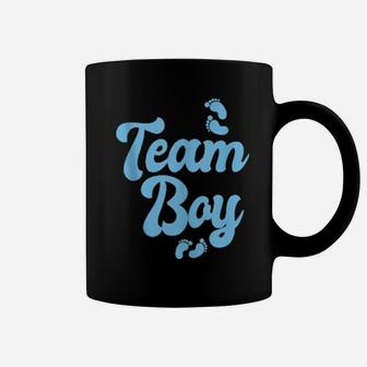 Baby Shower Gender Reveal Team Boy Coffee Mug - Monsterry DE