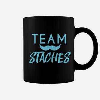 Baby Shower Gender Reveal Team Staches Coffee Mug - Monsterry DE