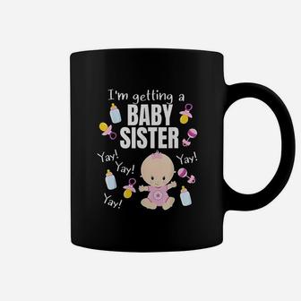 Baby Sister Reveal Im Getting A Baby Sister Cute Baby Coffee Mug | Crazezy UK