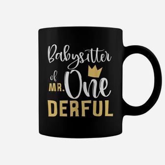 Babysitter Of Mr Onederful 1St Birthday First One-Derful Coffee Mug | Crazezy AU