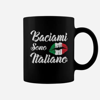 Baciami Sono Italiano Kiss Me Im Italian Italia Italy Funny Coffee Mug | Crazezy AU