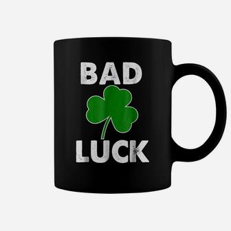 Bad Luck Drinking Irish Shirt Gift Tee For Patty's Day Coffee Mug | Crazezy DE