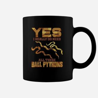Ball Python Snake Herpetologist Python Coffee Mug | Crazezy