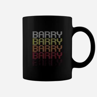 Barry Retro Wordmark Pattern Vintage Style Coffee Mug | Crazezy