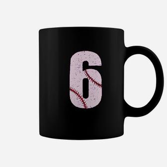 Baseball 6Th Birthday Gift For Six Year Old Coffee Mug | Crazezy CA