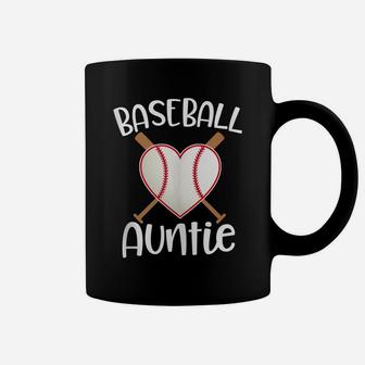 Baseball Auntie Womens Nephews Baseball Game Day Gift Coffee Mug | Crazezy UK