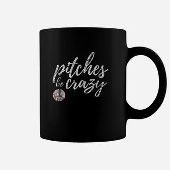 Baseball Inspired Pitches Be Crazy Funny Parody Coffee Mug - Thegiftio UK