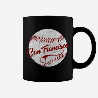 Baseball San Francisco Vintage Giant Ball, National Pastime Coffee Mug | Crazezy