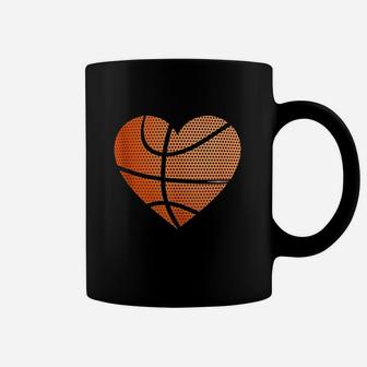 Basketball Ball Love Heart Mom Dad Sports Player Fun Gift Coffee Mug | Crazezy UK
