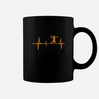 Basketball Heartbeat T-shirts - Basketball Shirts Fun Coffee Mug - Thegiftio UK