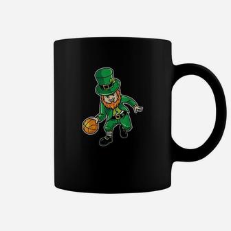Basketball Lover March Saint Patricks Day Coffee Mug | Crazezy CA
