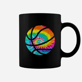 Basketball Tie Dye Rainbow Trippy Hippie Coffee Mug - Thegiftio UK