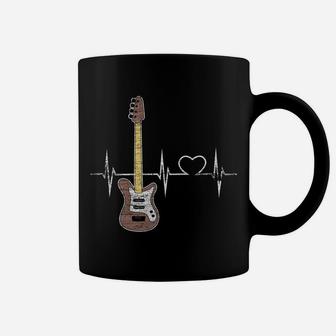 Bass Guitar Heartbeat Love Bassist Coffee Mug | Crazezy CA