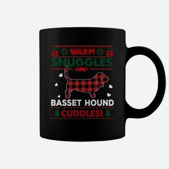 Basset Hound Dog Lovers Christmas Ugly Christmas Sweater Coffee Mug | Crazezy UK