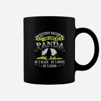 Be Like A Panda He Is Black Coffee Mug - Thegiftio UK