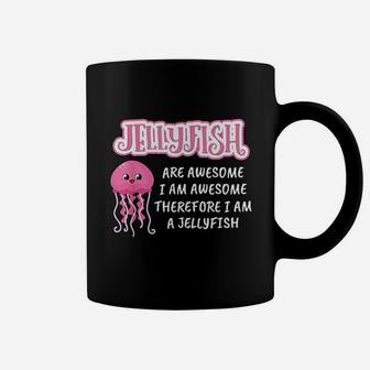 Beach Jellyfishes Are Awesome Art Dress Gift Jellyfish Coffee Mug | Crazezy