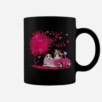 Beagle Couple Truck Happy Valentine's Day Gifts Coffee Mug - Monsterry UK
