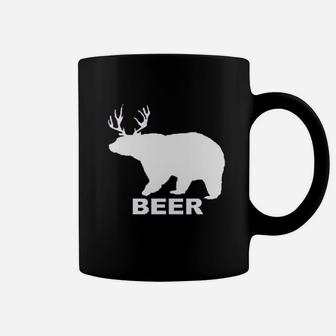 Bear And Deer Is Beer Funny Coffee Mug | Crazezy