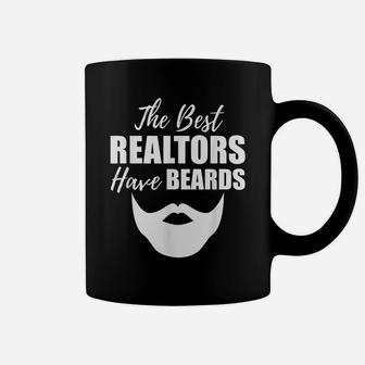 Bearded Realtor Funny Male Real Estate Agent Coffee Mug | Crazezy DE
