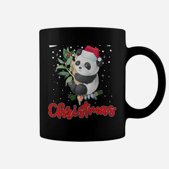 Beary Merry Christmas For Panda Bear Lovers Funny Xmas Sweatshirt Coffee Mug | Crazezy CA