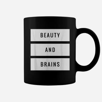Beauty And Brains Coffee Mug - Thegiftio UK