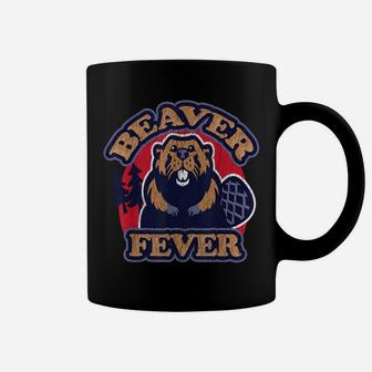 Beaver Fever Funny Hiking Camping Fishing Outdoors Dad Jokes Coffee Mug | Crazezy