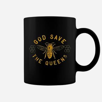 Bee Lovers God Save The Queen Coffee Mug | Crazezy UK