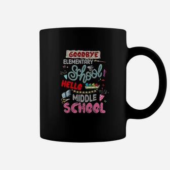 Bee Viral Goodbye Elementary School Hello Middle School Coffee Mug - Thegiftio UK