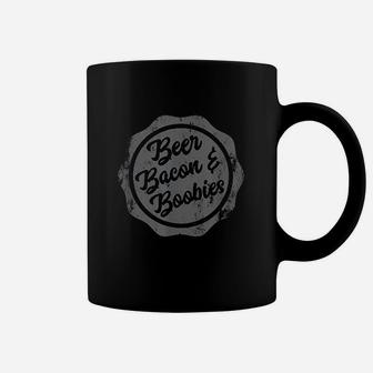 Beer Bacon Boobie My Favorite Things Funny Coffee Mug | Crazezy DE