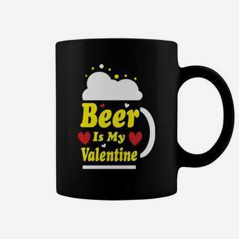 Beer Lover Is My Valentine Coffee Mug - Monsterry UK