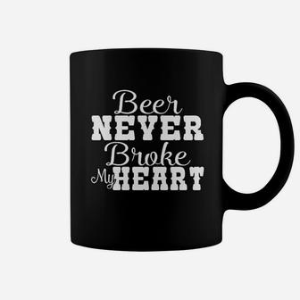 Beer Never Broke My Heart Coffee Mug | Crazezy