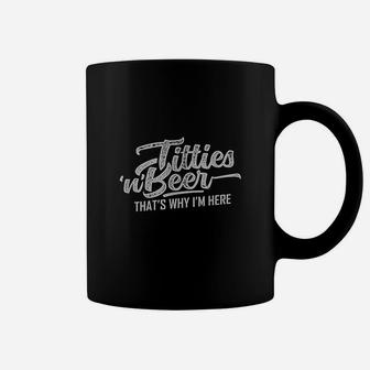 Beer Why I' Here Funny Beer Lover Coffee Mug | Crazezy