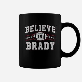 Believe In Brady Ball Football Sports Coffee Mug - Thegiftio