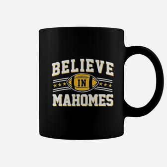 Believe In Mahomes Football Fan Wear Sports Dt Coffee Mug - Thegiftio UK