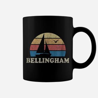 Bellingham Wa Vintage Sailboat 70S Throwback Sunset Coffee Mug | Crazezy AU