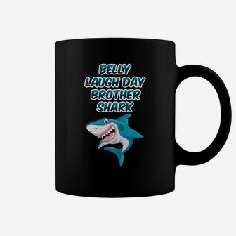 Belly Laugh Day Brother Shark January Funny Gifts Coffee Mug - Seseable